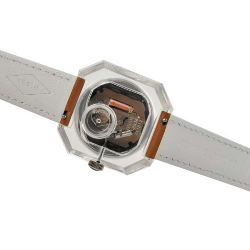 Fossil Candy White Dial Brown Leather Strap Watch for Women - ES3538 Buy Now By Fossil
