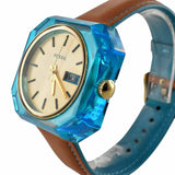 Fossil Candy White Dial Brown Leather Strap Watch for Men - ES3536 Buy Now By Fossil