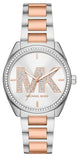 Michael Kors Janelle Silver Dial Two Tone Steel Strap Watch For Women - MK7383 Buy Now By Michael Kors