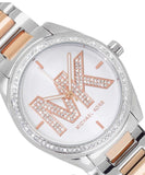 Michael Kors Janelle Silver Dial Two Tone Steel Strap Watch For Women - MK7383 Buy Now By Michael Kors