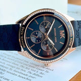 Michael Kors Jessa Quartz Black Dial Black Silicone Strap Watch For Women - MK7266 Buy Now By Michael Kors