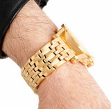 Versace Palazzo Empire White Dial Gold Steel Strap Watch for Men - VERD00318 Buy Now By Versace