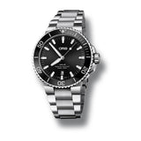 Oris Aquis Date Black Dial Silver Steel Strap Watch for Men - 0173377304134-0782405PEB Buy Now By Oris