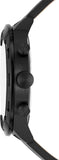 Fossil Bronson Chronograph Black Dial Black Leather Strap Watch for Men - FS5874 Buy Now By Fossil