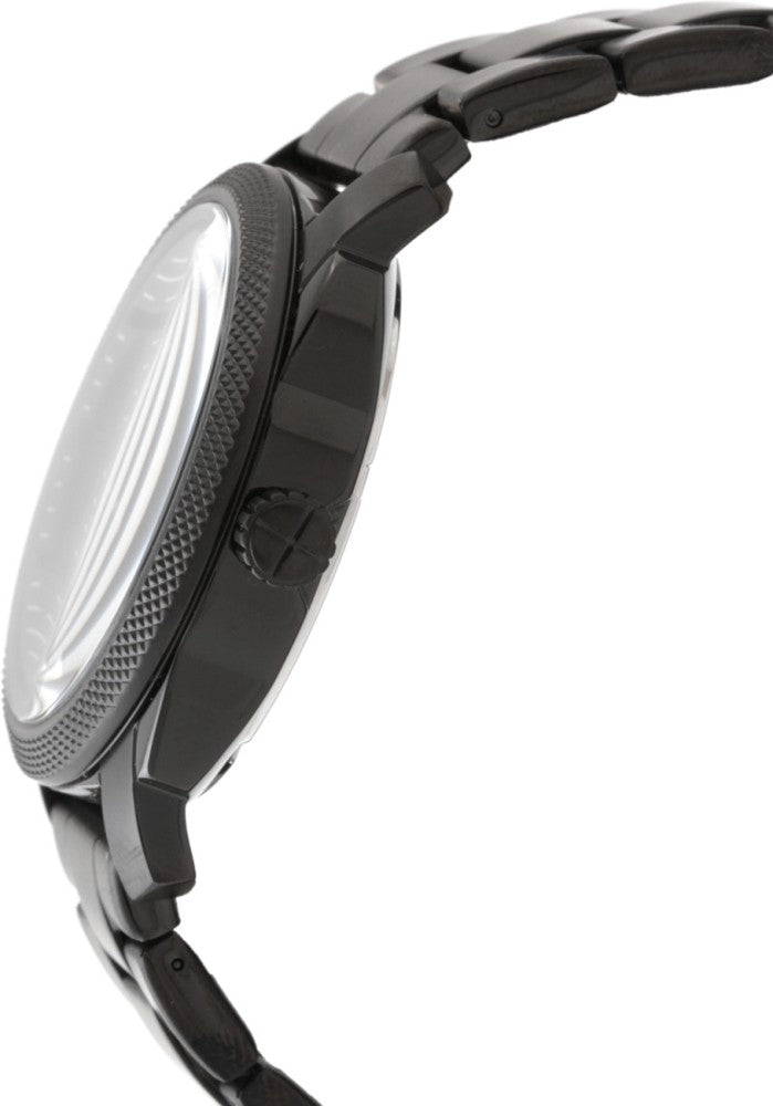 Fossil Machine Black Dial Black Steel Strap Watch for Men - FS4775 Buy Now By Fossil
