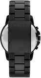 Fossil Grant Chronograph Black Dial Black Steel Strap Watch for Men - FS4832 Buy Now By Fossil