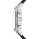 Fossil Pilot Chronograph Sky Blue Dial Black Leather Strap Watch for Men - FS5162 Buy Now By Fossil