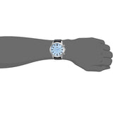 Fossil Pilot Chronograph Sky Blue Dial Black Leather Strap Watch for Men - FS5162 Buy Now By Fossil