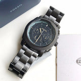 Fossil Machine Chronograph Grey Dial Grey Steel Strap Watch for Men - FS5172 Buy Now By Fossil