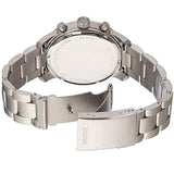 Fossil Pilot 54 Chronograph Navy Blue Dial Silver Steel Strap Watch for Men - FS5203 Buy Now By Fossil