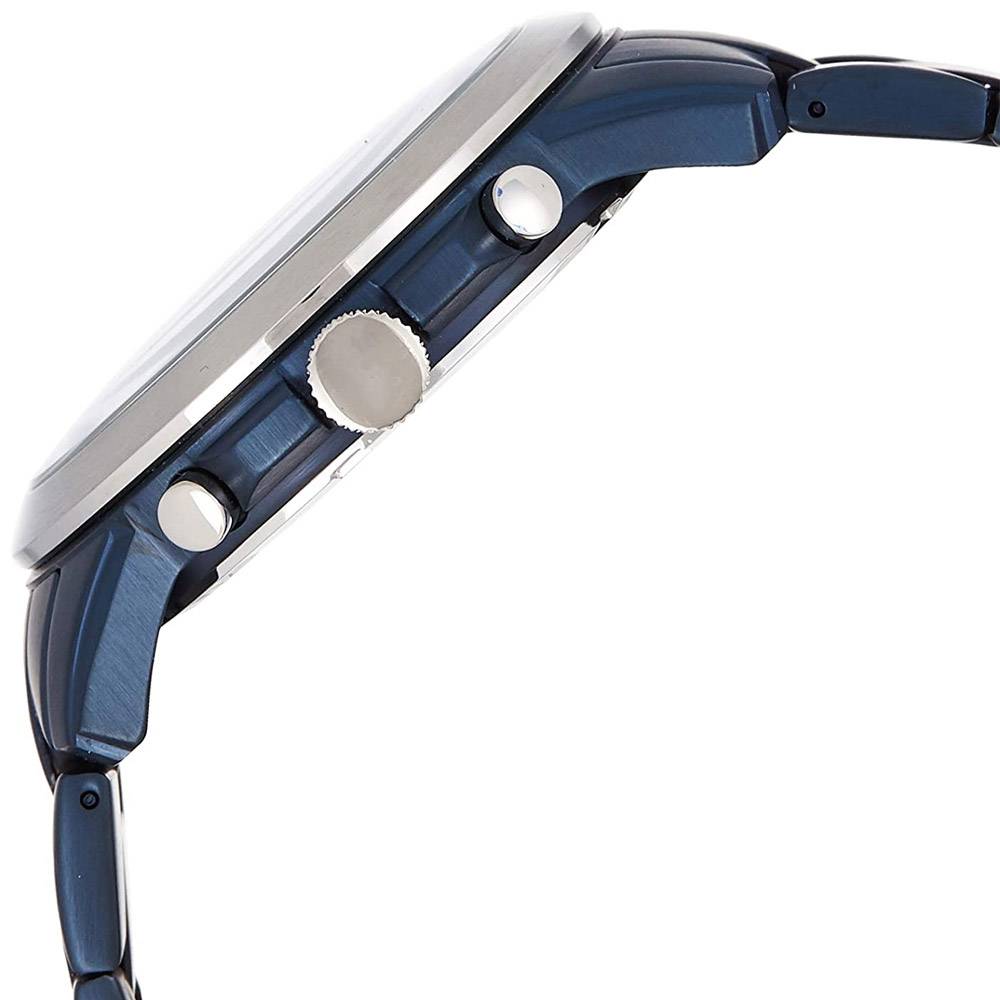 Fossil Grant Chronograph Blue Dial Blue Steel Strap Watch for Men - FS5230 Buy Now By Fossil