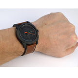 Fossil Machine Chronograph Black Dial Brown Leather Strap Watch for Men - FS5234 Buy Now By Fossil