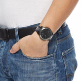 Fossil Grant Chronograph Black Dial Two Tone Steel Strap Watch for Men - FS5269 Buy Now By Fossil