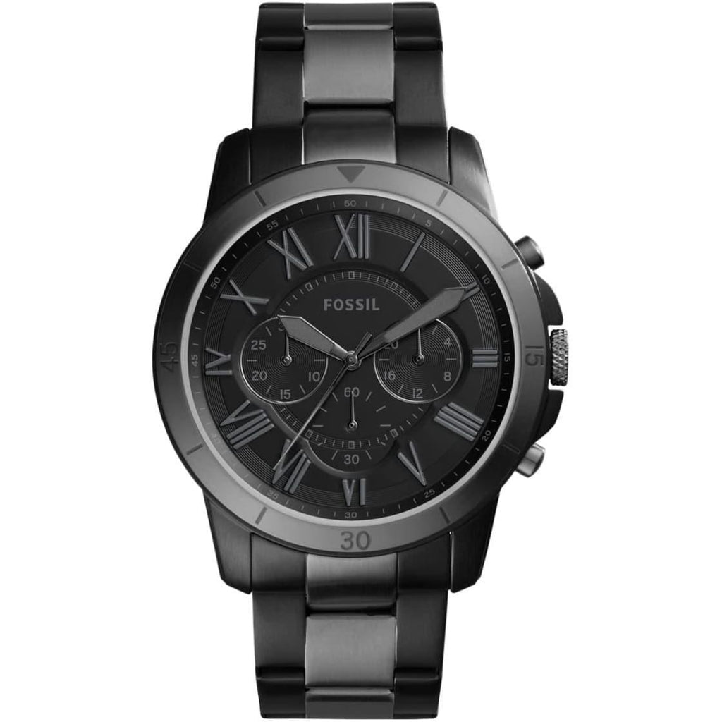 Fossil Grant Chronograph Black Dial Two Tone Steel Strap Watch for Men - FS5269 Buy Now By Fossil