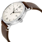 Fossil The Commuter White Dial Brown Leather Strap Watch for Men - FS5275 Buy Now By Fossil