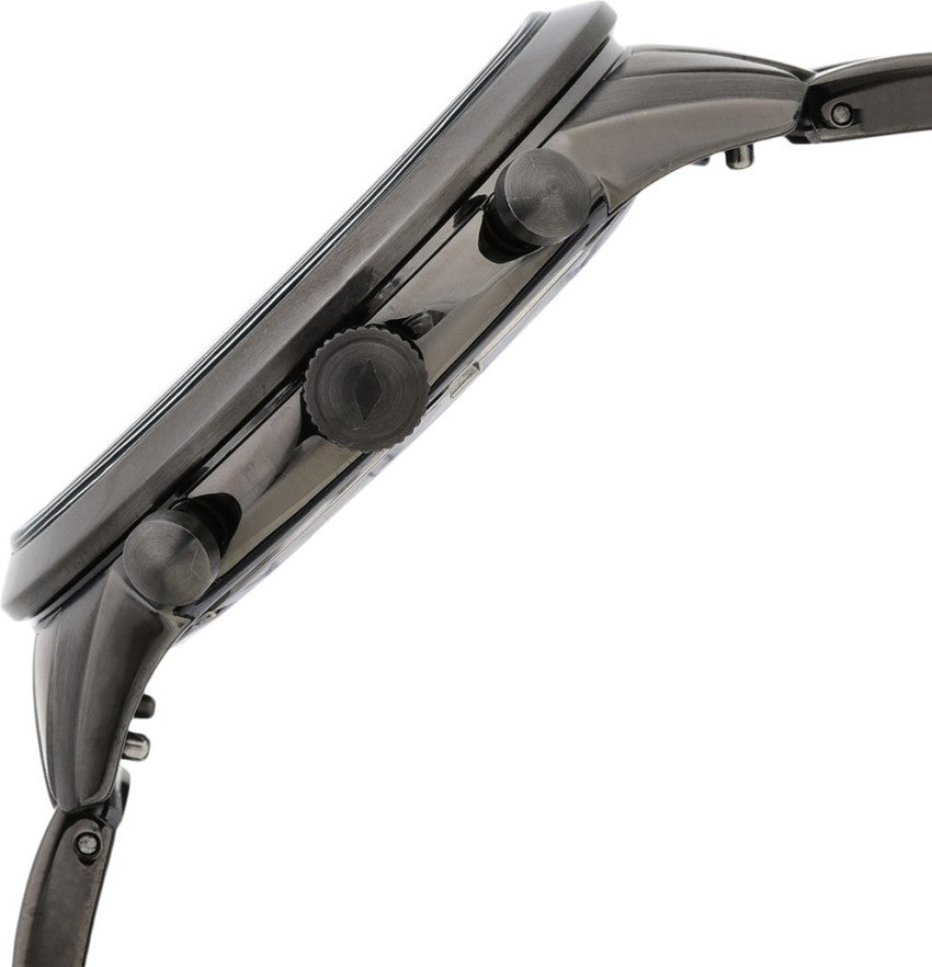 Fossil Townsman Chronograph Black Dial Silver Steel Strap Watch for Men - FS5349 Buy Now By Fossil