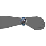 Fossil Grant Chronograph Blue Dial Blue Leather Strap Watch for Men - FS5373 Buy Now By Fossil