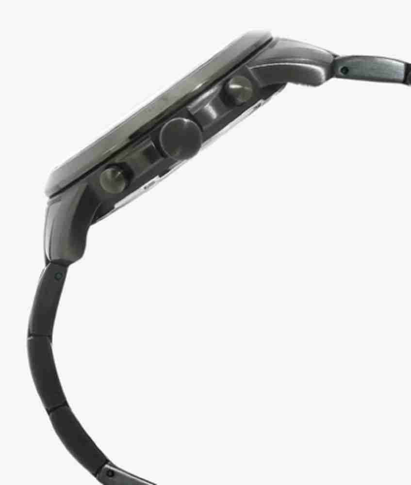 Fossil Grant Chronograph Olive Green Dial Green Steel Strap Watch for Men - FS5375 Buy Now By Fossil