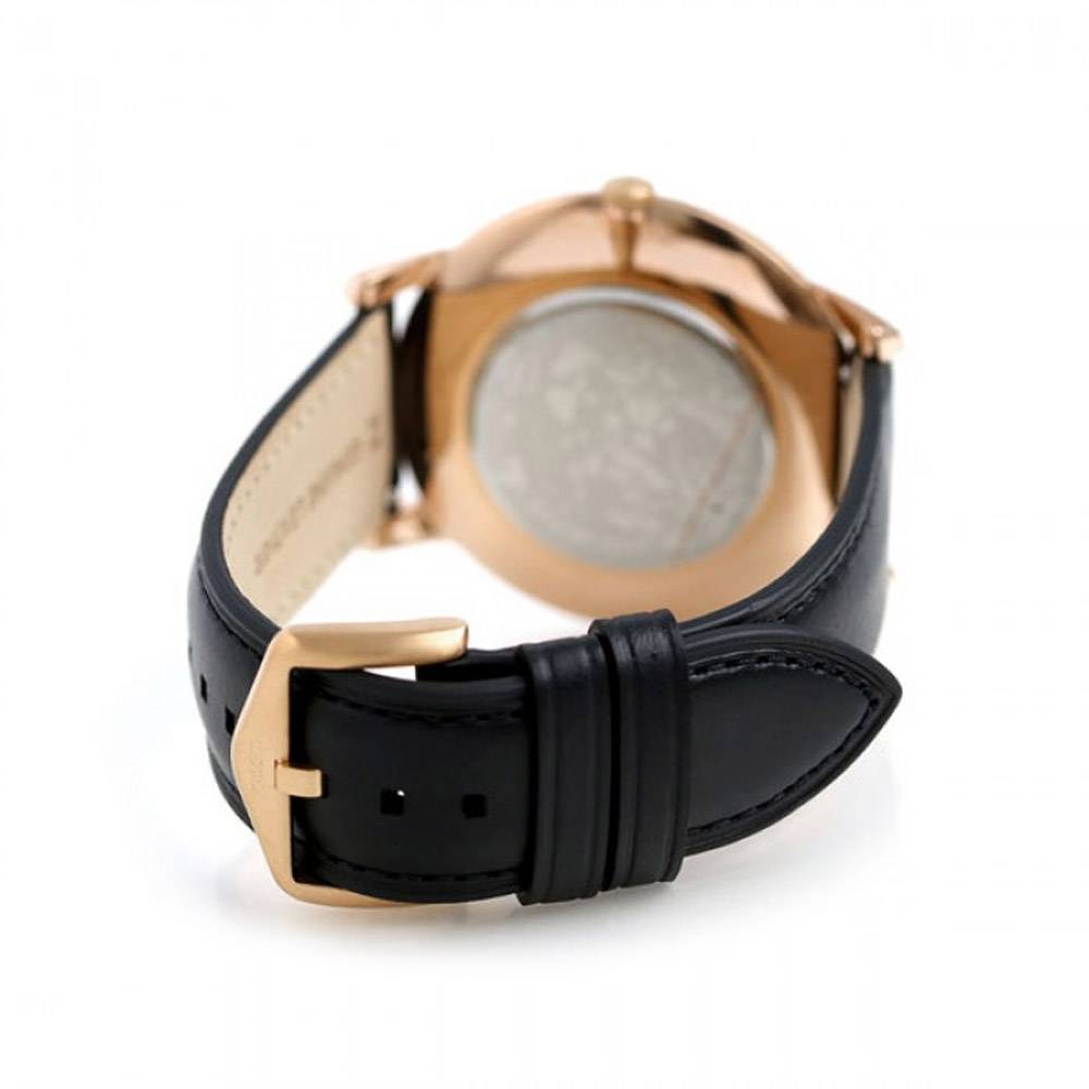 Fossil The Minimalist Black Dial Black Leather Strap Watch for Men - FS5376 Buy Now By Fossil