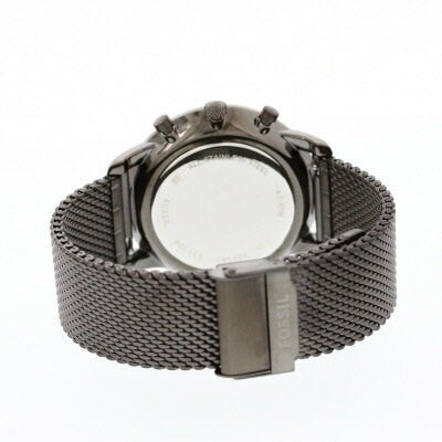 Fossil Neutra Chronograph Blue Dial Silver Mesh Bracelet Watch for Men - FS5383 Buy Now By Fossil