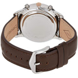 Fossil Neutra Chronograph Black Dial Brown Leather Strap Watch for Men - FS5408 Buy Now By Fossil