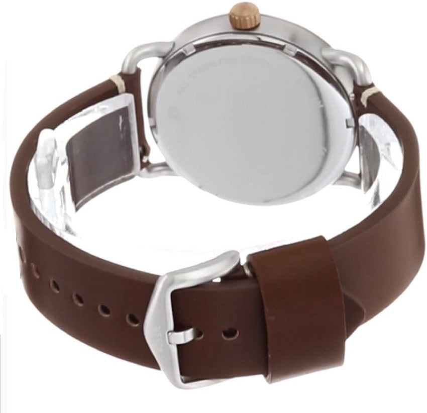 Fossil Commuter Grey Dial Brown Leather Strap Watch for Men - FS5417 Buy Now By Fossil