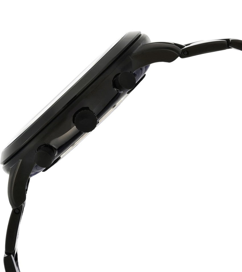 Fossil Neutra Chronograph Black Dial Black Steel Strap Watch for Men - FS5474 Buy Now By Fossil