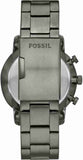 Fossil Goodwin Chrono Analog Black Dial Grey Steel Strap Watch for Men - FS5518 Buy Now By Fossil