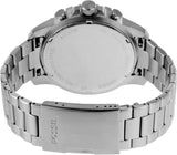 Fossil Bowman Chronograph Blue Dial Silver Steel Strap Watch for Men - FS5604 Buy Now By Fossil