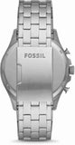 Fossil Forrester Chronograph Blue Dial Silver Steel Strap Watch for Men - FS5605 Buy Now By Fossil