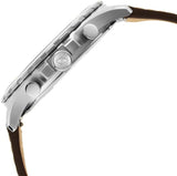 Fossil Forrester Chronograph White Dial Brown Leather Strap Watch for Men - FS5696 Buy Now By Fossil