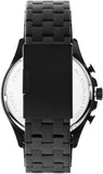Fossil Forrester Chronograph Black Dial Black Steel Strap Watch for Men - FS5697 Buy Now By Fossil
