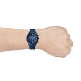 Fossil Neutra Chronograph Blue Dial Blue Steel Strap Watch for Men - FS5826 Buy Now By Fossil