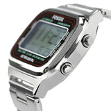 Fossil Retro Digital Silver Dial Silver Steel Strap Watch for Men - FS5844 Buy Now By Fossil