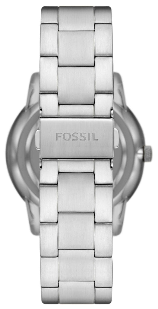 Fossil Neutra Minimalist Moonphase Blue Dial Silver Steel Strap Watch for Men - FS5907 Buy Now By Fossil