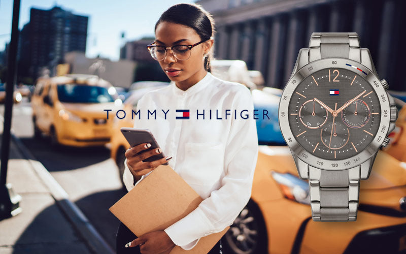 Tommy Hilfiger Haven Chronograph Quartz Grey Dial Grey Steel Strap Watch For Women - 1782196 Buy Now By Tommy Hilfiger
