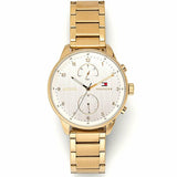 Tommy Hilfiger Chase Quartz White Dial Gold Steel Strap Watch for Men - 1791576 Buy Now By Tommy Hilfiger