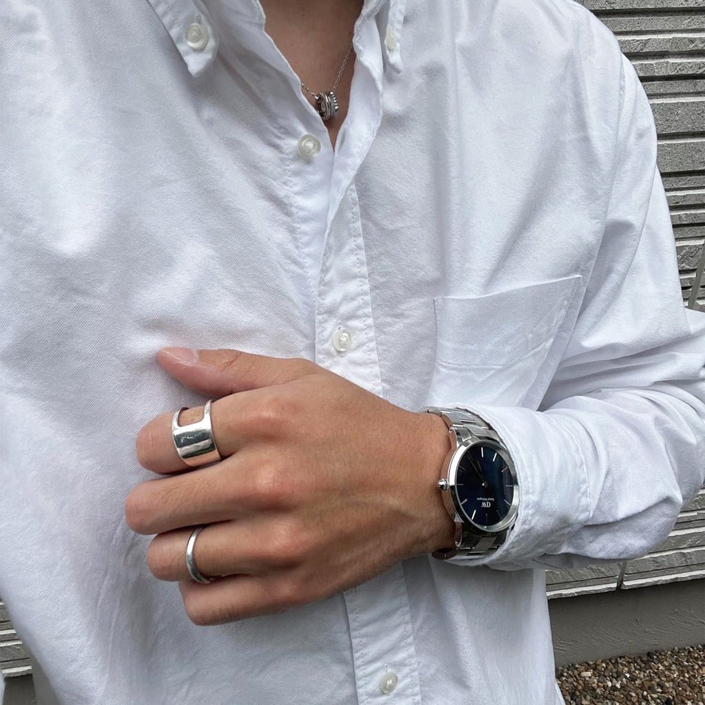 Daniel Wellington Iconic Link Black Dial Silver Steel Strap Watch For Women - DW00100342 Buy Now By Daniel Wellington