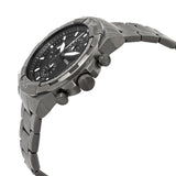 Fossil Bronson Chronograph Black Dial Silver Steel Strap Watch for Men - FS5710 Buy Now By Fossil