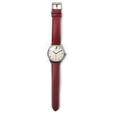 Gucci G Timeless Automatic Silver Dial Red Leather Strap Watch For Men - YA126346 Buy Now By Gucci