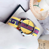 Gucci G Timeless Quartz Yellow & Purple Dial Yellow & Purple NATO Strap Watch For Men - YA1264069 Buy Now By Gucci