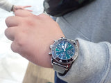 Breitling Superocean Heritage Chronograph 44 Green Dial Silver Mesh Bracelet Watch for Men - A13313121L1A1 Buy Now By Breitling