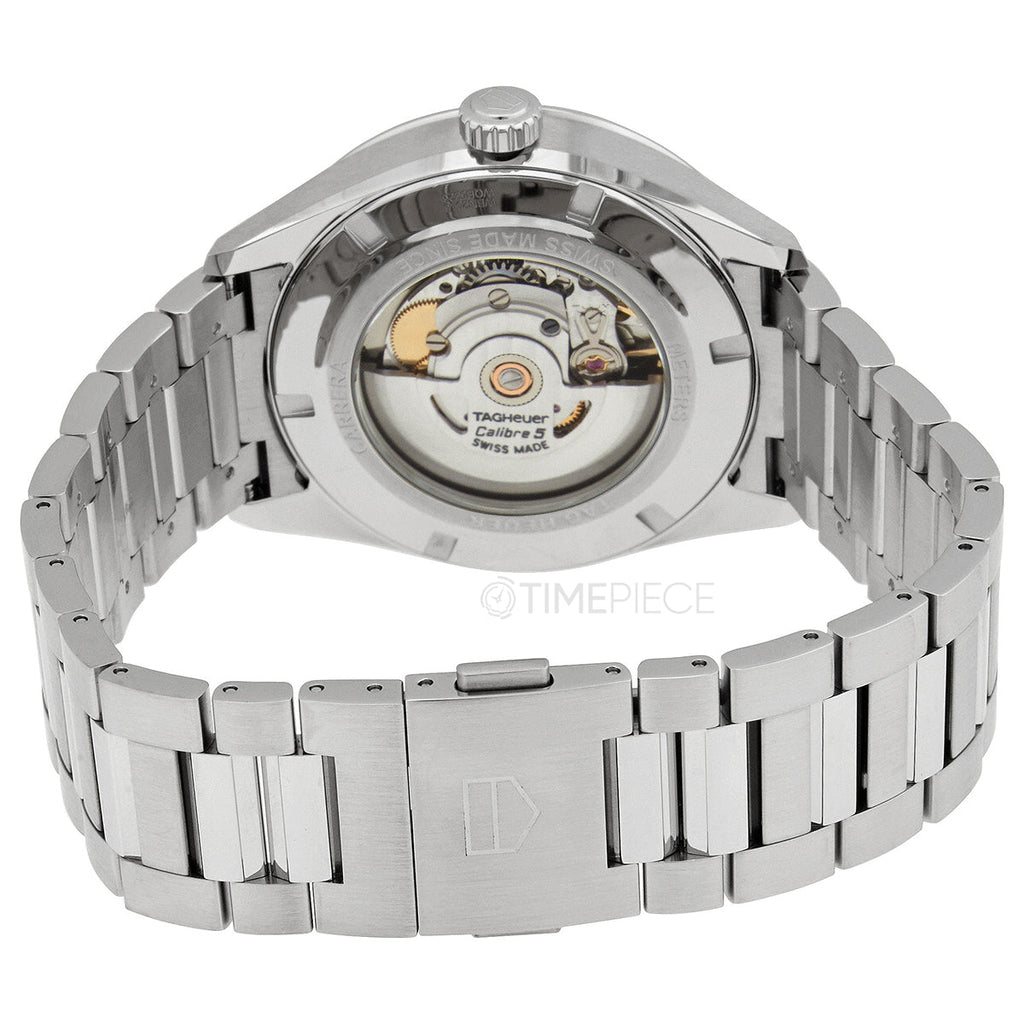 Tag Heuer Carrera Day Date Automatic Black Dial Silver Steel Strap Watch for Men - WBN2010.BA0640 Buy Now By Tag Heuer