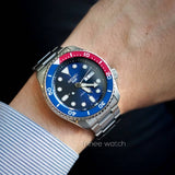 Seiko 5 Sports Automatic Blue Dial Silver Steel Strap Watch For Men - SRPD53K1 Buy Now By Seiko