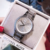 Michael Kors Gabbi Quartz Crystals Silver Dial Silver Steel Strap Watch For Women - MK3984 Buy Now By Michael Kors
