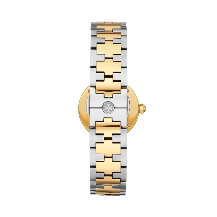 Tory Burch Reva Gold Dial Two Tone Steel Strap Watch for Women - TBW4027 Buy Now By Tory Burch