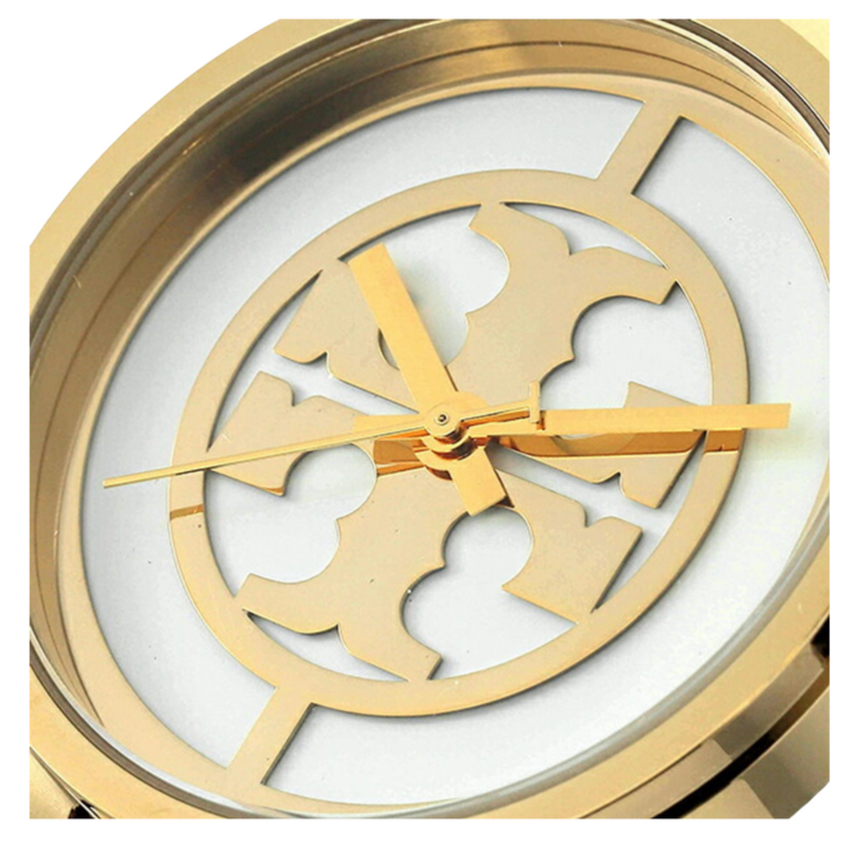 Tory Burch Reva Gold Dial Gold Steel Strap Watch for Women - TBW4025 Buy Now By Tory Burch