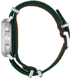 Gucci Grip Quartz Chronograph Red Dial Two Tone NATO Strap Watch for Men - YA157304 Buy Now By Gucci