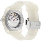 Gucci Dive Automatic White Dial White Rubber Strap Unisex Watch - YA136342 Buy Now By Gucci