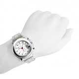 Gucci G Chrono Chronograph White Dial Silver Steel Strap Watch For Men - YA101339 Buy Now By Gucci